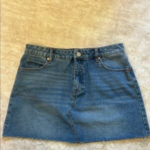 Blank NYC Blue Mini Skirt